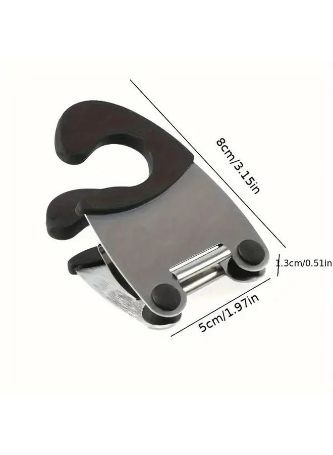 1pc Stainless Steel Pot Clip With Spoon Rest Anti Scald Kitchenware Support Rack - Image 3